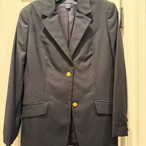 Womens Size 10 Navy Blue Brooks Brothers jacket